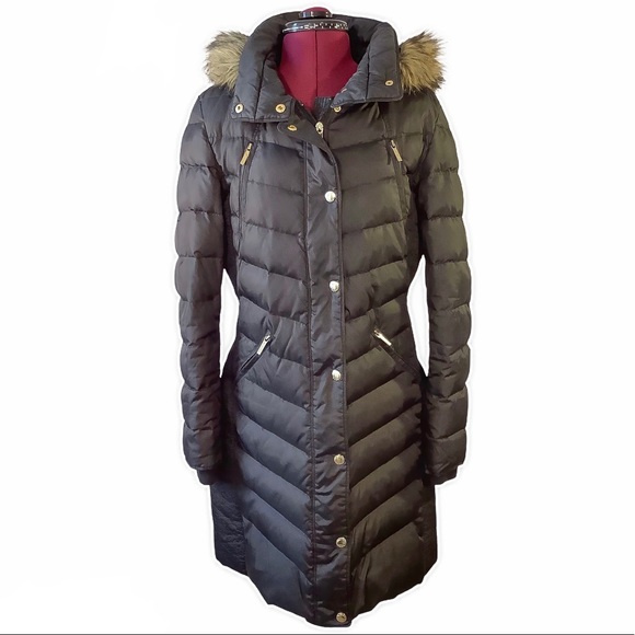 🧥MICHAEL KORS Black Puffer Coat - Picture 2 of 8